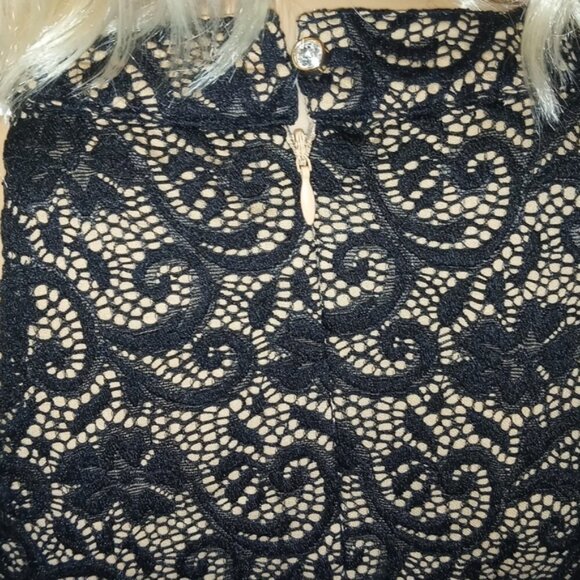 AVAILABLE BY ANGELA FASHION PEARLS & LACE Dress L - Picture 3 of 9